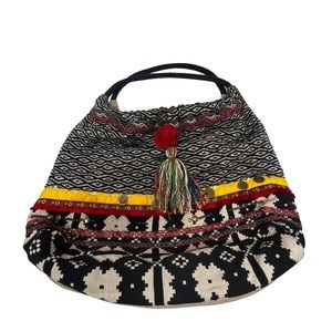 Stela 9 Boho Cloth Multi Color Western Gypsy Southwestern Bag (Revolve)